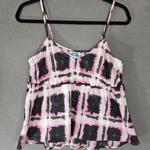 Future Collective Gabriella Karefa-Johnson Printed Tank Top Small Crop Shirt